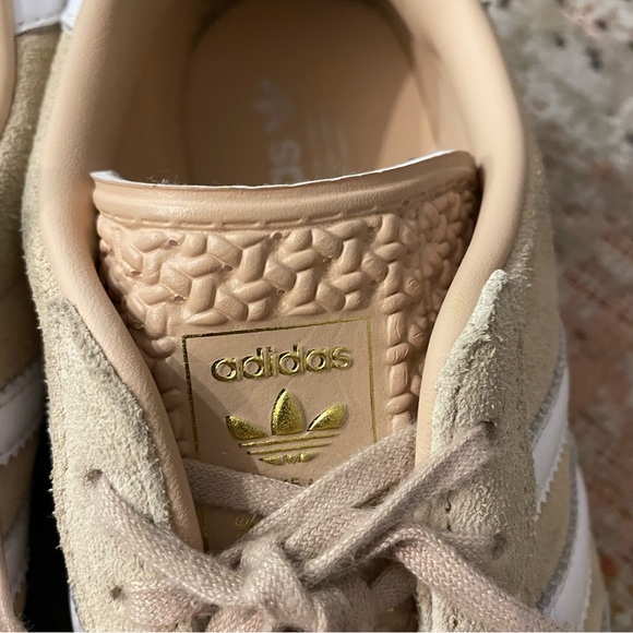 Adidas Gazelle Indoor Shoe in Beige - Picture 10 of 11
